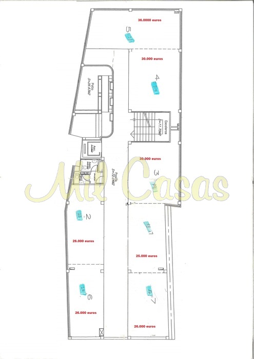 Plano local con precios